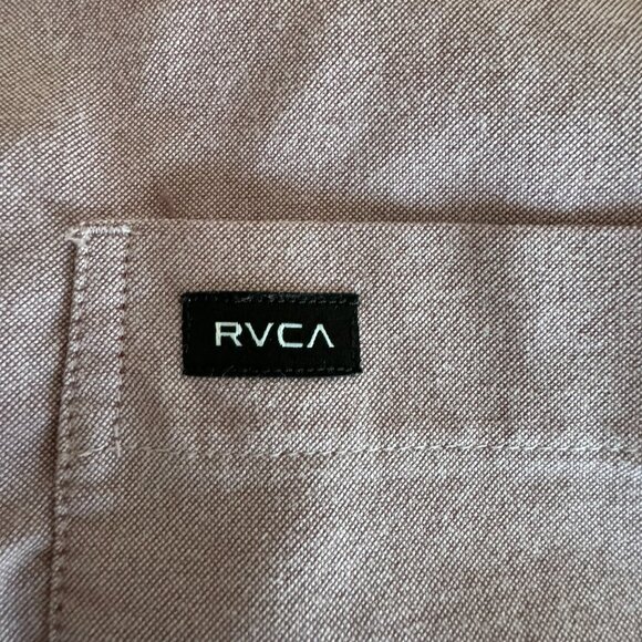 RVCA L Casual Button Up Shirt - Picture 3 of 4